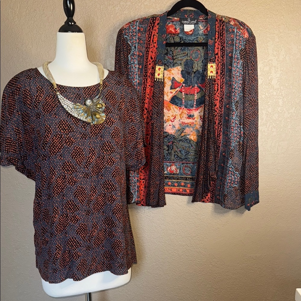 Stunning Vintage Carole Little Patterned Set